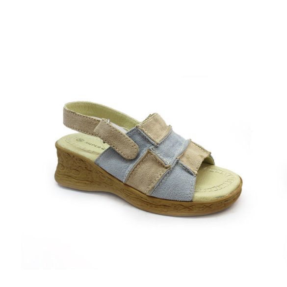 Kiárusítás Super Gear - 6412 beige-blue gyerek szandál