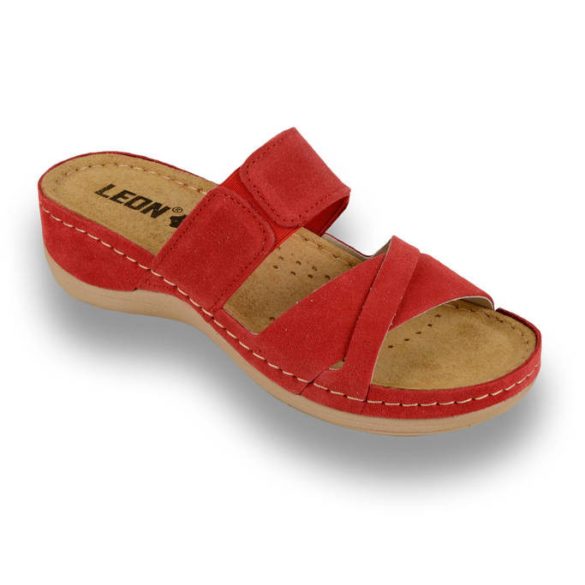 Leon Comfort 909 Red női papucs