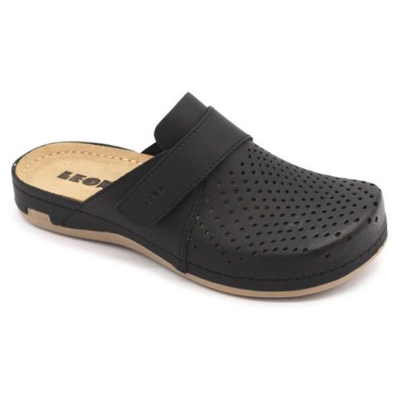 Leon Comfort 970 Fekete női papucs