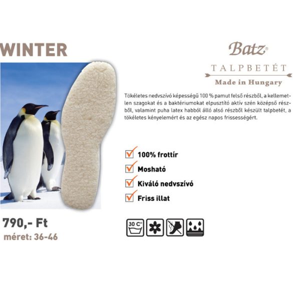 Batz talp betét 985 Winter unisex Talpbetét